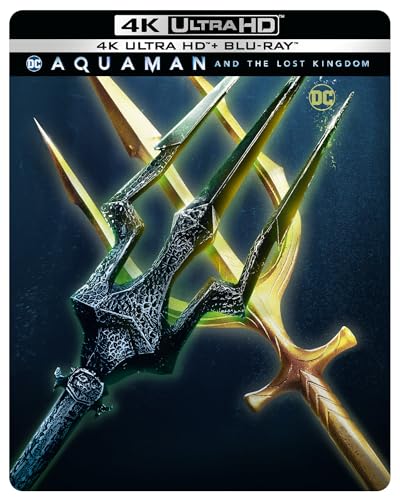 Aquaman And The Lost Kingdom Steelbook [4K Ultra Hd] [2023] [Blu-Ray] [Region Free]