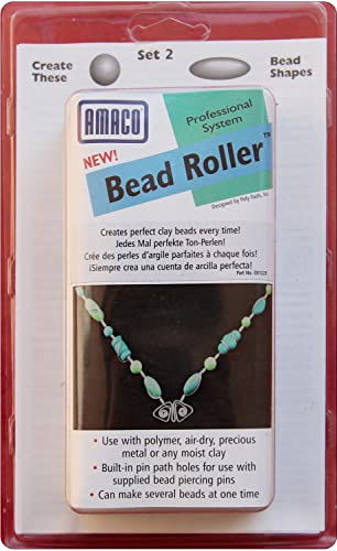 Amaco Professional Bead Roller Set 2 Utensile 2 Tipi Diversi Di Perle E Perline Per Paste Polimeriche Modellabili