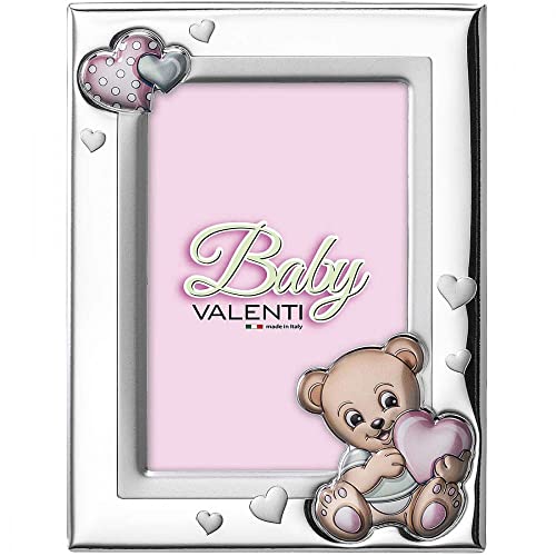 Cornice Valenti&Co. Bimbo B1354 13X18 R In Laminato Argento Pvd