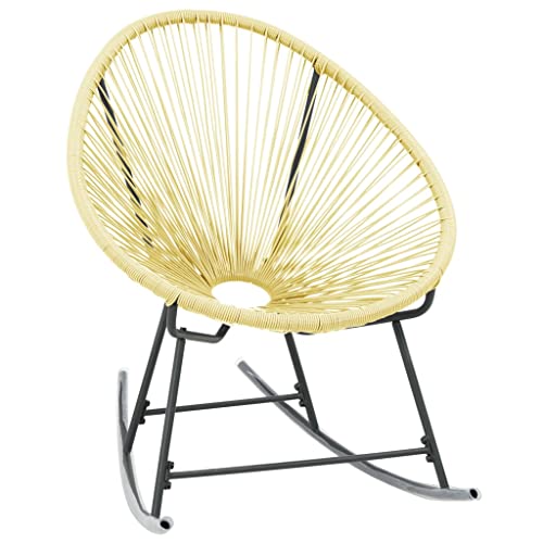 Vidaxl Sedia Acapulco Per Giardino In Polyattan Beige