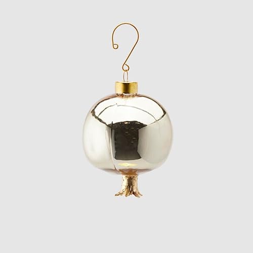 Edg Enzo De Gasperi Decorazione Melograno Vetro D 8 Cm Gold 1 Pz
