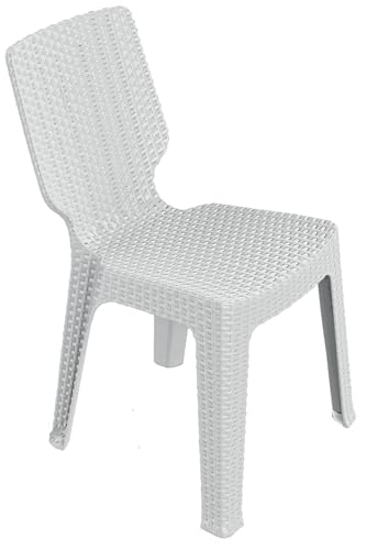 Keter T-Chair Sedia S/B Bianco K450, Resina