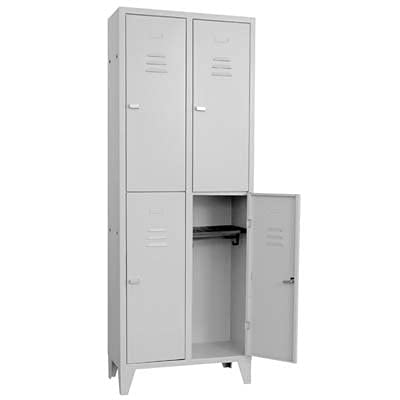 Armadio Multispogliatoio Montato Prometal Vern Grigio Posti 4