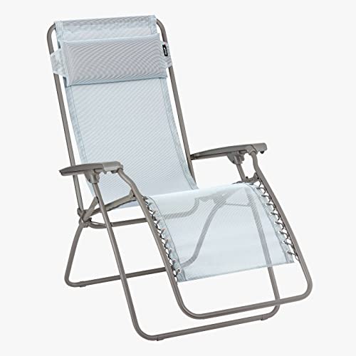 Lafuma Mobilier Sdraio Relax, Pieghevole E Regolabile, Rt2, Batyline, Colore: Ciel, Lfm4019-9711