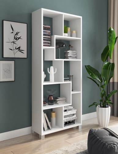 Calitan Furniture Factory Sp Z O.O. Libreria Zig Zag Bianco Rustika