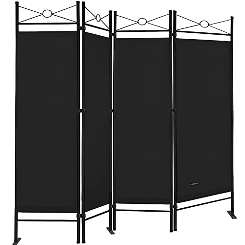 Deuba Divisorio 180X160Cm Pieghevole Separé Per Privacy Soggiorno Telo Protettivo Da Muro In Tessuto Separatore Ambienti