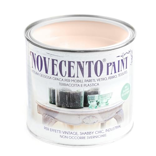 Novecento Paint Mobili Ml 500 Lino, Pittura Gessosa (Chalk Paint) Extra Opaca Facilissima Da Stendere.