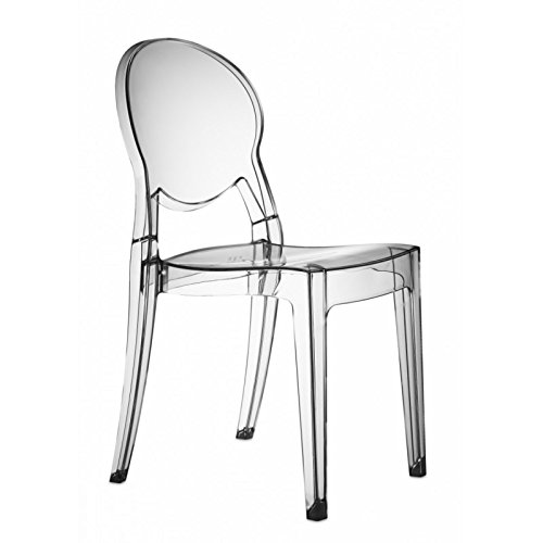 Scab Design Sedia Igloo Chair In Policarbonato Made In Italy- Set Da 2 - Trasparente