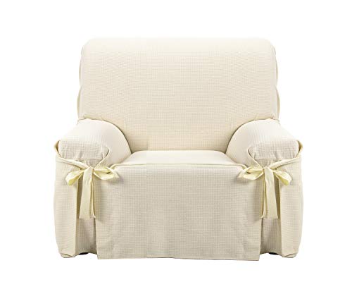 Martina Home Grecia Custodia Di Divano Fiocchi, Beige, 1 Piazza