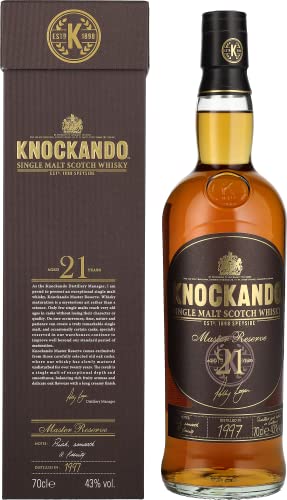 Knockando Speyside Master Reserve Single Malt Whisky 21 Ans 700 Ml