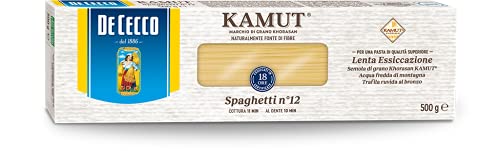 De Cecco Spaghetti Pasta Kamut Cee - 4 Pezzi Da 500 G