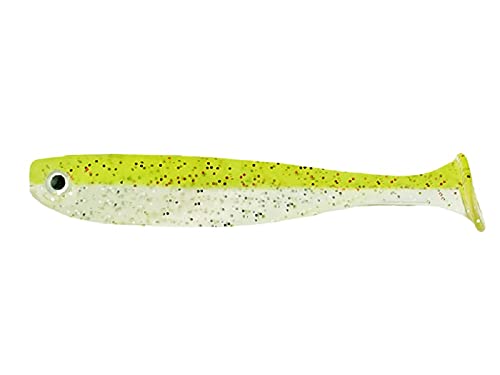 Nasty Bait - Tasty Chick - Jelly Weed/Sparkling Ice- Pesce In Gomma Da 6,8 Cm (10 Pezzi/Confezione)