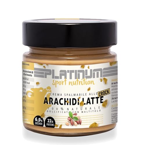 Crema Proteica Spalmabile Arachidi Latte Crock. Formato Da 250G.