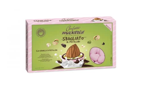 Confetti Maxtris Sbagliato Al Pistacchio Rosa, 1 Kg