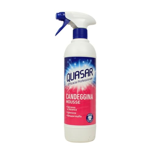 Quasar Sgrassatore Con Candeggina Spray 580Ml, 580Ml
