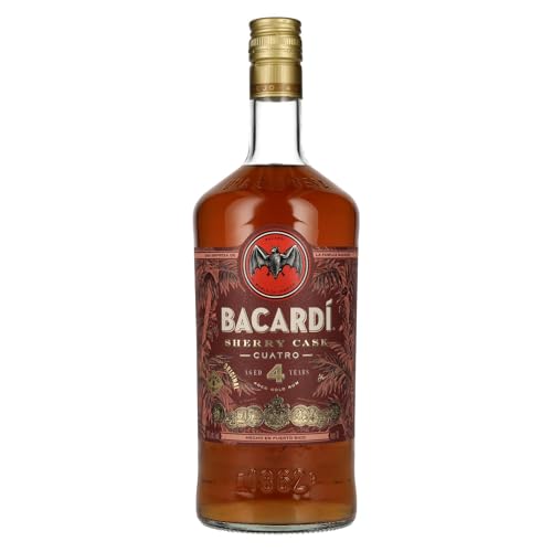 Bacardi Bacardi 4 Years Old Sherry Cask Cuatro Gold Rum 40% Vol. 1L - 1000 Ml