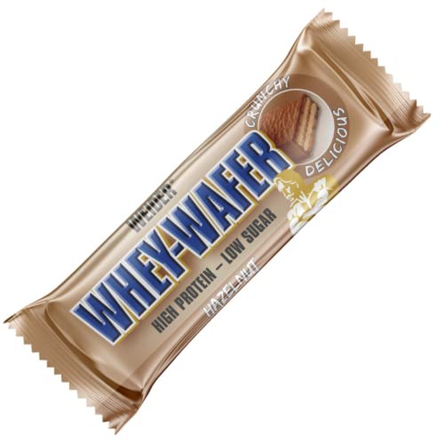 Weider 32% Whey Wafer Bar Nocciola Confezione 12 Pezzi