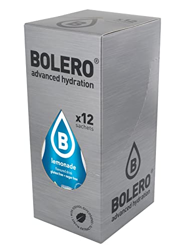 Bolero | Drinks Idratanti | Gusto: Lemonade | 9 G X 1,5 Lt | 12 Bustine