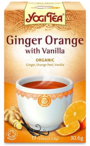 Yogi Tea Organic Ginger Orange With Vanilla Herbal Tea 17Bag
