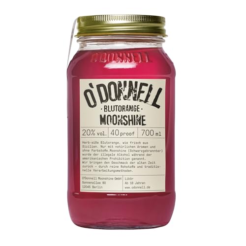 O'Donnell Moonshine Blutorange Likör 20% Vol 0.7 L