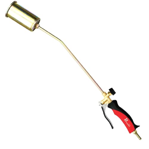Paluplus Cannello Per Saldature A Leva, Lunghezza 60 Cm, Bruciatore A Gas In Acciaio Zincato, Intensità Di Fiamma Regolabile, Pistola Per Asfalto, Gua