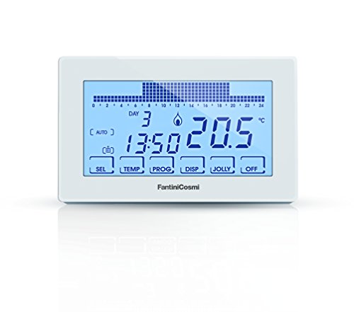 Fantini Cosmi Ch180 Cronotermostato Touchscreen Retroilluminato A Batterie