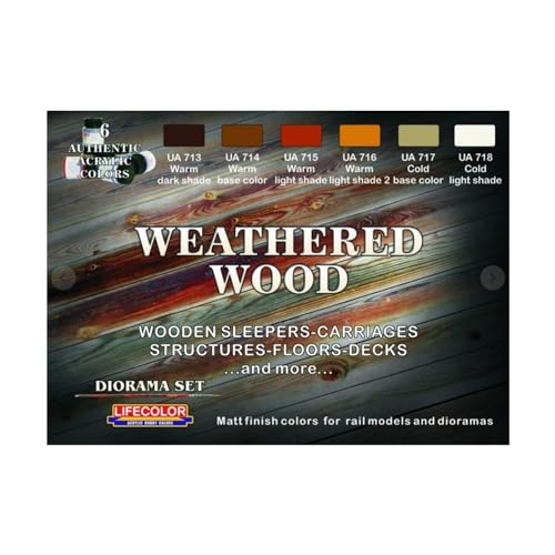 Lifecolor Set Di Colori Acrilici Cs20 Weathered Wood