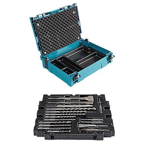 Makita B-52059 Set Makpac Sds-Plus, 17 Pezzi