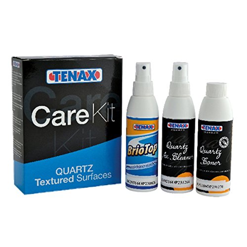 Care Kit Quartz Textured Surfaces Tenax Per Top Cucina In Quarzo Ml.150
