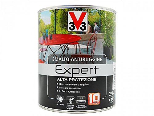 Smalto Antiruggine Ferro Expert 2,5L - V33 - Varie Tonalita' (Antracite)