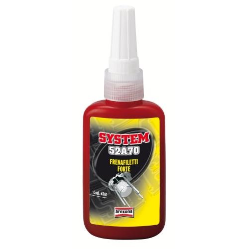 Frenafiletti System 52A70 Forte Arexons Frenatura Permanente Elevata Resistenza Filetto Max M20 250 Ml