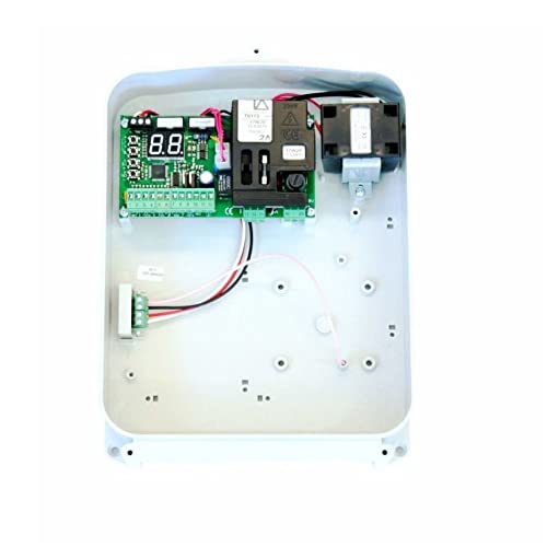 Centrale Di Comando T011S 230Vac 433,92Mhz Per Cancelli Scorrevoli, Porte Basculanti E Barriere Stradali Con Modulo Radio, Trasformatore, Carter E Sca