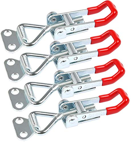 Zksmnb Gh-4001 - Chiusura A Parete Di Bordo, 4 Pezzi, Chiusura A Leva, Chiusura A Leva, Capacità Di Tenuta Del Pulsante, 100 Kg
