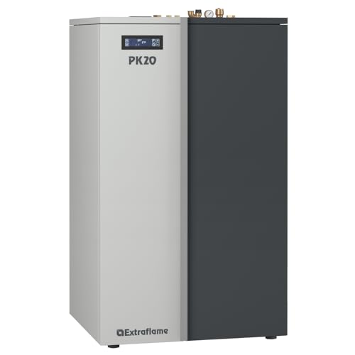 Nordica Extraflame Modello Pk 20 - Caldaia A Pellet 20 Kw, Controllo Wifi, Pompa Pmw