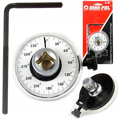 Chiave Testa Dinamometrica Angolare Calibratore Goniometrica 1/2" Per Serraggio