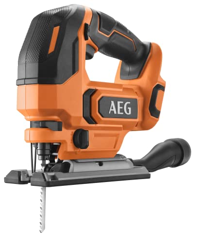 Aeg Bst18X2-0 Seghetto Alternativo Con Motore A Spazzole 18V, Con 3000 Corse Al Minuto E Lunghezza Di Corsa Pari A 25.4 Mm, Con 1 Lama Multi Materiale