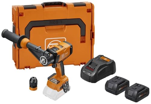 Fein Trapano Avvitatore A Batteria Brushless Percussione Ascm 18 Qmp As Set 5Ah, 4 Velocità, Attacco Quickin, Maschiature M14, Forature Seghe A Tazza