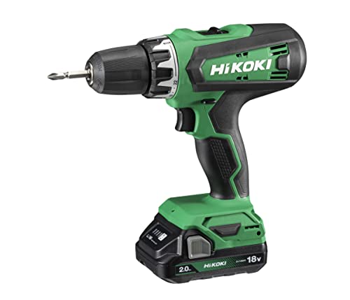 Hikoki Akkuschrauber Ds18Df (Li-Ion, 18 V, 2 Gang, 53 Nm, Led-Licht, Koffer, Inkl. 2 X 2.0 Ah Akku Und Ladegerät)