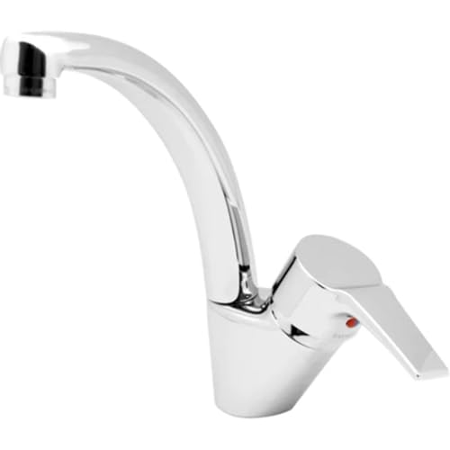Zucchetti Monocomando Monoforo Lavello Maniglia Laterale Serie Flat Cromato