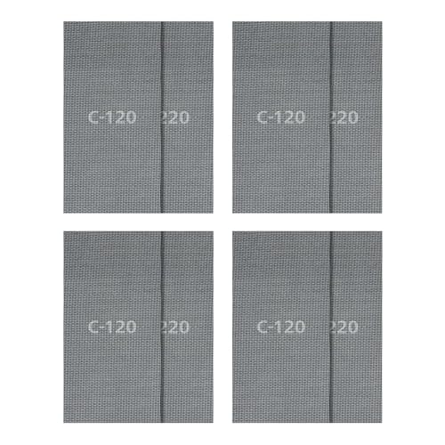 Wolfcraft Set Di Griglie Abrasive Per Cartongesso, 115 X 280 Mm, Grana 120/220, 16 Pz. I 8644000 I Abrasivi Retinati Per Levigatrici Manuali E Orbital