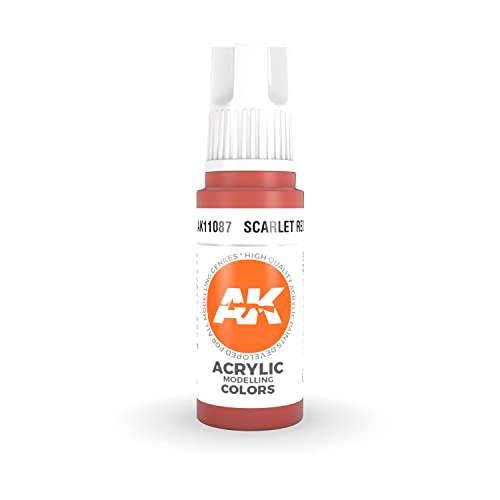 Ak Interactive 3Rd Gen Acrylic Scarlet Red 17Ml