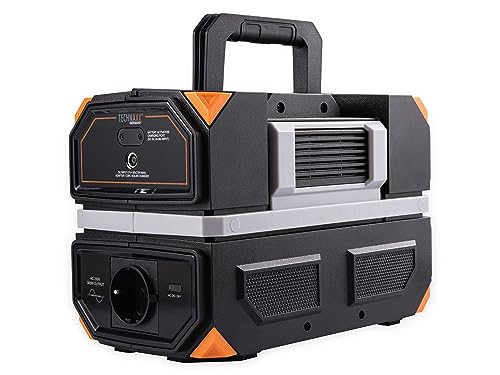 Centrale Elettrica Technaxx Da 300W Con Presa 230V, 3 Porte Usb, 12V Per Auto, Capacità Della Batteria 315Wh Per Esterni, Viaggi E Campeggio –Onda Sin
