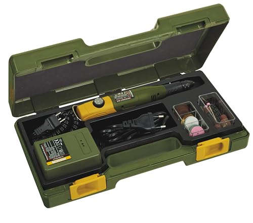 Proxxon Micromot 60/Ef (Lunghezza 220 Mm, Peso 230 G, Potenza 40 W, Tensione 12-18 V, Con Alimentatore E 43 Utensili Di Inserimento, Trapano Manuale,