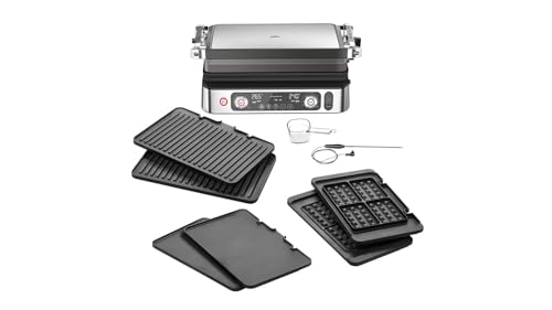 Braun Multigrill 9 Cg 9167, Griglia A Contatto Con Piastre, Piastre Piatte E Waffle E Sensore Di Temperatura, Posizioni Griglia: Contatto, Barbecue, F