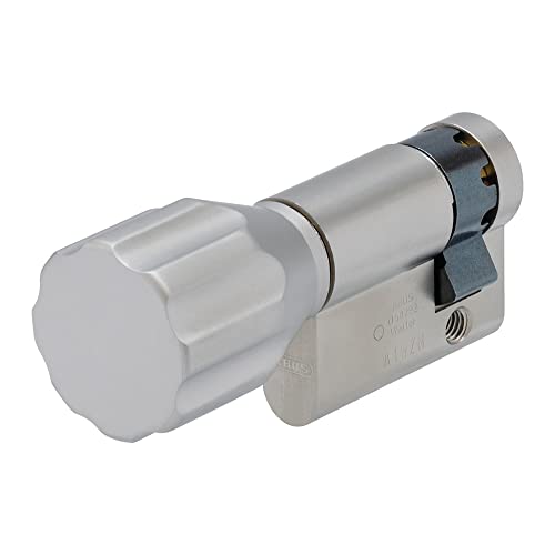 Abus Mezzo Cilindro 10/K35 - Semicilindro Con Pomello Rotondo Per Bloccare Senza Chiave, Argento