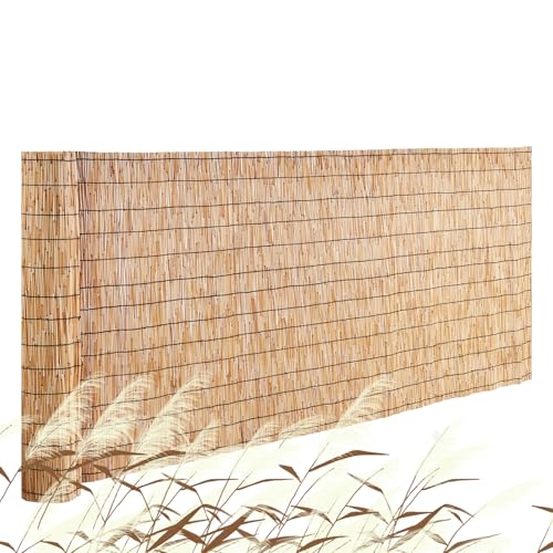 Vevor Recinto In Canne Naturali, 3X1M, Pannello In Canne, Schermo Privacy Per Balcone, Schermo Privacy Decorativo Per Giardino Da Esterno, Divisorio D