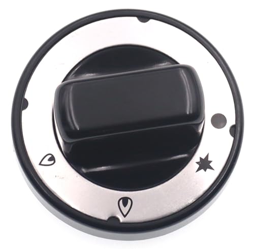 Meter Star Manopole Universali Per Fornelli A Gas, Diametro 8 Mm, Manopole Di Controllo Per Cucina A Gas, Fornelli, Manopole Nere, Confezione Da 5