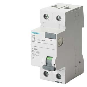 Siemens Sentron – Interruttore Differenziale 5Sv 70 Mm Classe -Ac 2 Poli 25A 300Ma