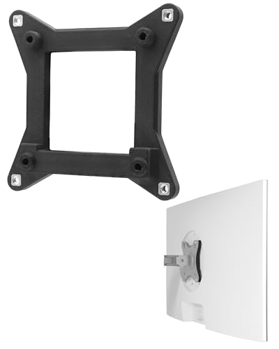 3Idee Adattatore Vesa Compatibile Con Monitor Msi Modern (Md241, Md271) - Attacco Vesa 100X100 Mm, Supporto Vesa Per Monitor Senza Connessione Vesa -