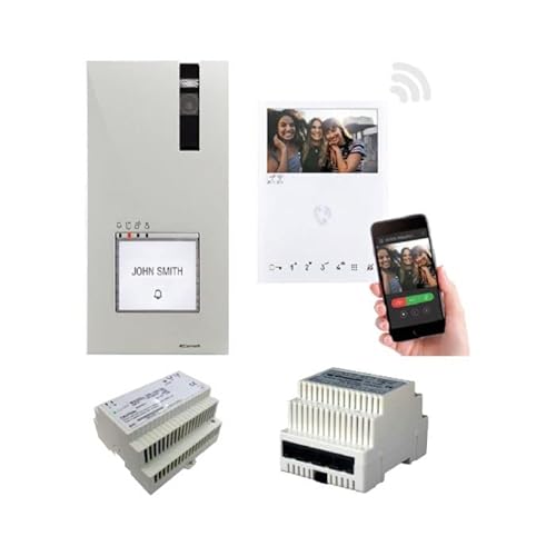 Videocitofono Kit Quadra E Mini Hf Wi-Fi Vip - Comelit 8561V